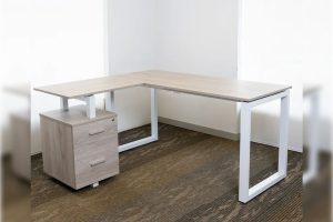 escritorio para 2 computadoras en melamina
